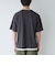 キーネックフェイクレイヤード半袖Tシャツ