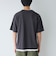 キーネックフェイクレイヤード半袖Tシャツ