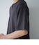 キーネックフェイクレイヤード半袖Tシャツ
