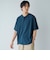 スラブ天竺ヘンリーネック半袖Tシャツ