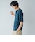 スラブ天竺ヘンリーネック半袖Tシャツ