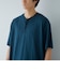 スラブ天竺ヘンリーネック半袖Tシャツ