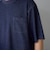 【吸水速乾/UVカット】配色ポンチ半袖ポケットTシャツ
