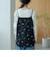 【セットアップ対応】フラワー刺繍 2wayキャミソールチュニックビスチェ