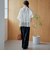 【セットアップ対応】フラワー刺繍イージーワイドパンツ
