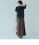 シアーベロア コンパクト半袖Tシャツ