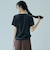 シアーベロア コンパクト半袖Tシャツ