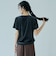 シアーベロア コンパクト半袖Tシャツ