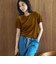 シアーベロア コンパクト半袖Tシャツ