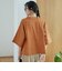カットジャガード ショート丈レギュラーカラー半袖シャツ