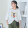 【MICKEY（ミッキー）/別注】ミッキー＆ミニー 袖フリル半袖Tシャツ