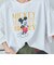 【MICKEY（ミッキー）/別注】ミッキー＆ミニー 袖フリル半袖Tシャツ