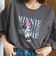 【MICKEY（ミッキー）/別注】ミッキー＆ミニー 袖フリル半袖Tシャツ