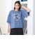 【MICKEY（ミッキー）/別注】ミッキー＆ミニー 袖フリル半袖Tシャツ