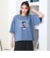 【MICKEY（ミッキー）/別注】ミッキー＆ミニー 袖フリル半袖Tシャツ
