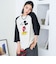 【MICKEY（ミッキー）/別注】ミッキープリント オーバーサイズラグランTシャツ