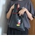 【MICKEY（ミッキー）/別注】配色パイピング レザーライクショッパーバッグ