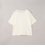 シアーメッシュ フロッキーストライプ半袖Tシャツ