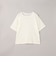 シアーメッシュ フロッキーストライプ半袖Tシャツ