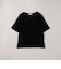 シアーメッシュ フロッキーストライプ半袖Tシャツ