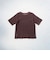 シアーメッシュ フロッキーストライプ半袖Tシャツ