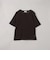シアーメッシュ フロッキーストライプ半袖Tシャツ