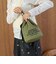 【新型登場】ロゴ刺繍キカキルト 2way巾着ショルダーバッグ