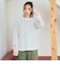 【リニューアルして新登場◎】袖チュール切替ロングスリーブTシャツ