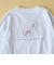 ogawa natsumi（オガワ ナツミ）デザインプリントロングスリーブTシャツ