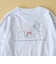 ogawa natsumi（オガワ ナツミ）デザインプリントロングスリーブTシャツ