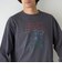 ogawa natsumi（オガワ ナツミ）デザインプリントロングスリーブTシャツ