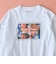 Pontre Studio（ポンレストゥディオ）デザインプリントロングスリーブTシャツ
