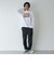 Pontre Studio（ポンレストゥディオ）デザインプリントロングスリーブTシャツ