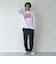 Pontre Studio（ポンレストゥディオ）デザインプリントロングスリーブTシャツ
