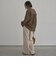 【秋カラー新登場◎/セットアイテム】シアーシャーリングシャツカーデセット
