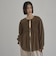 【秋カラー新登場◎/セットアイテム】シアーシャーリングシャツカーデセット