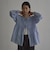 【秋カラー新登場◎/セットアイテム】シアーシャーリングシャツカーデセット
