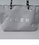 coen（コーエン）シルバーロゴ キャンバストートバッグ（Mサイズ）