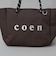 coen（コーエン）シルバーロゴ キャンバストートバッグ（Mサイズ）