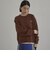 【選べる着丈】coen（コーエン）ロゴ刺繍 C/N裏毛スウェット