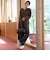 ウールブレンド タックワイドスラックスパンツ