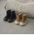 TOECAP ムートンライクショートブーツ