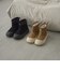 TOECAP ムートンライクショートブーツ