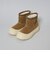 TOECAP ムートンライクショートブーツ