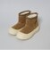 TOECAP ムートンライクショートブーツ
