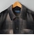 【WEB限定】POLO BCS（ポロ・ビーシーエス）起毛シャギーチェックCPOシャツ（BLACK）