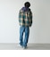 【WEB限定】POLO BCS（ポロ・ビーシーエス）起毛シャギーチェックCPOシャツ（KELLY）