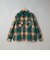 【WEB限定】POLO BCS（ポロ・ビーシーエス）起毛シャギーチェックCPOシャツ（KELLY）