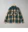 【WEB限定】POLO BCS（ポロ・ビーシーエス）起毛シャギーチェックCPOシャツ（KELLY）