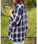 オンブレーチェックシャツ